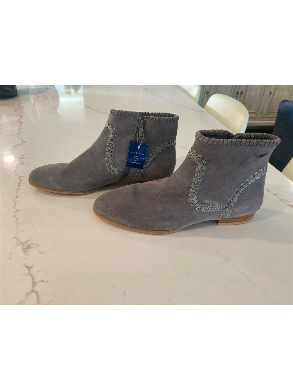 Women’s Jack Rogers Gray Weatherproof Booties Size 9